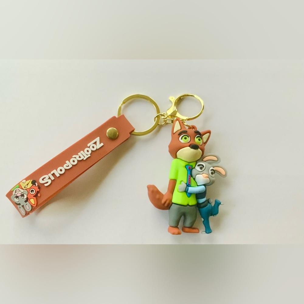 Kids Keychain Set - Pink and Brown - Picture 4 of 9